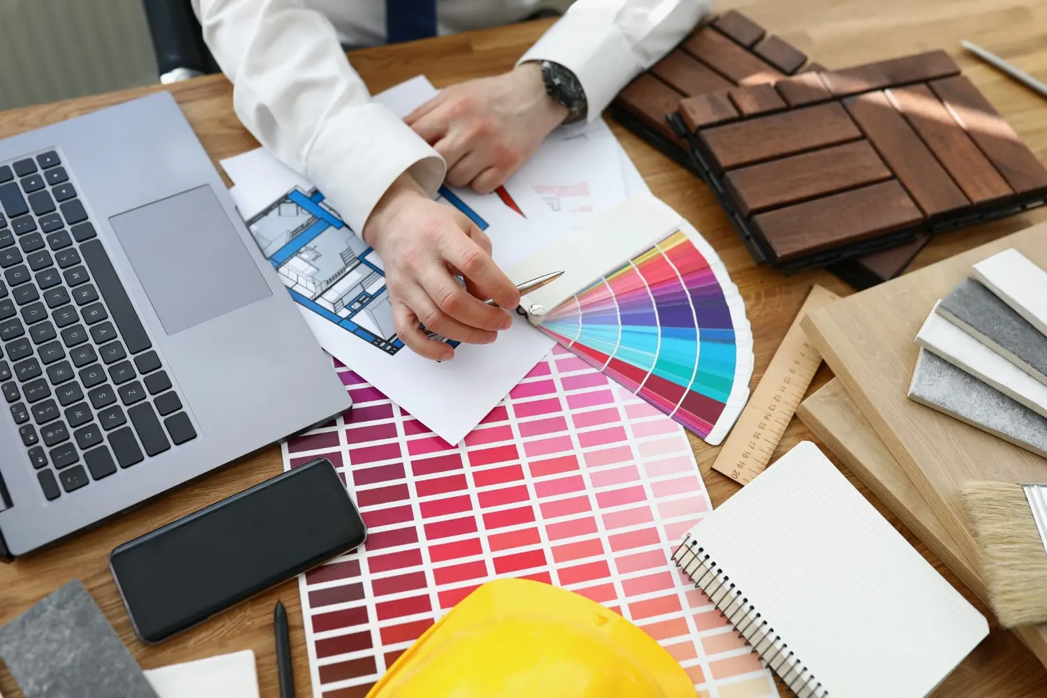 Planning materials for a home improvement project